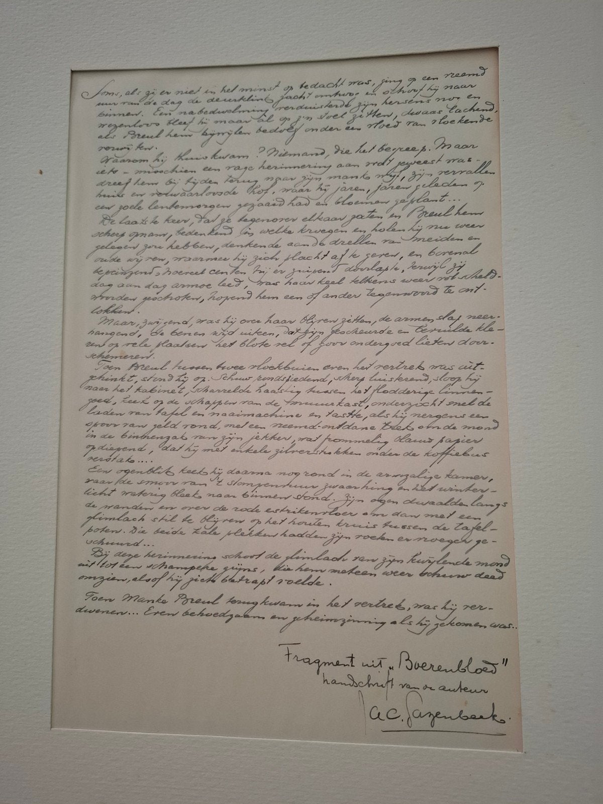 Fragment uit "Boerenbloed" - Gazenbeek, Boeken, Ophalen, Gelezen, AC Gazenbeek