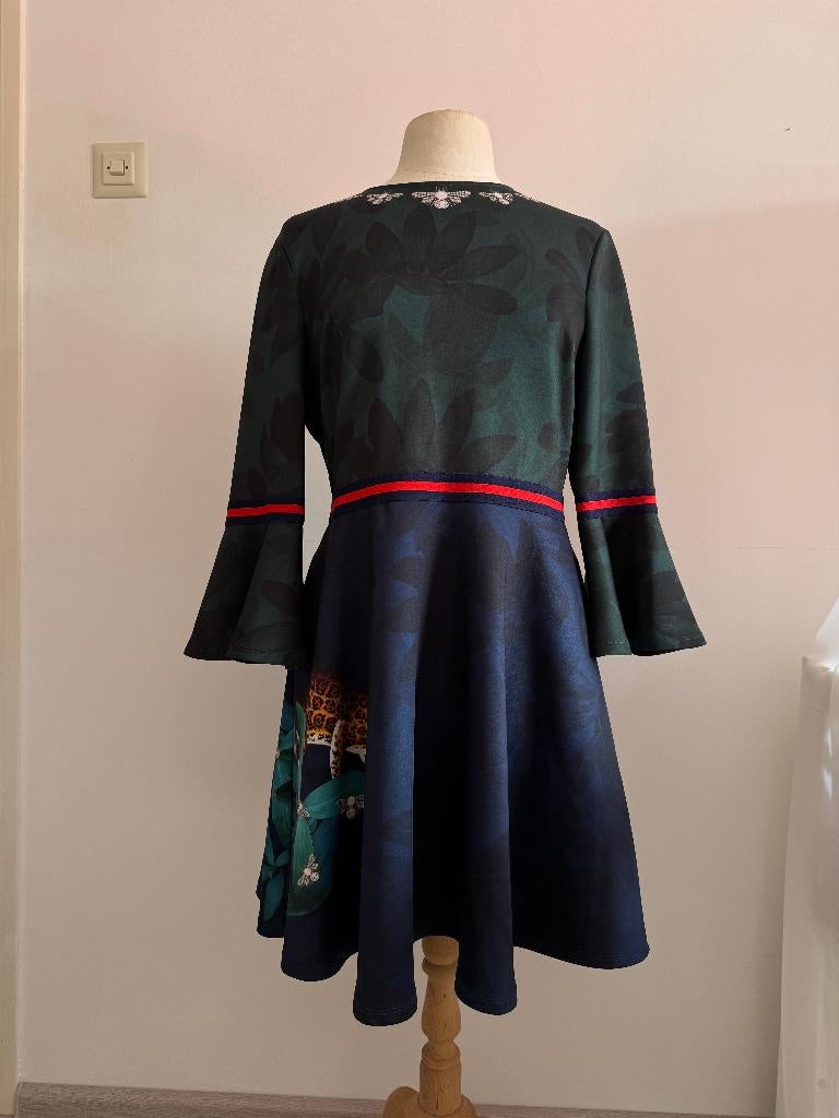 Ted Baker jurk maat 4=40/42, Maat 38/40 (M), Ophalen of Verzenden, Zo goed als nieuw, Knielengte