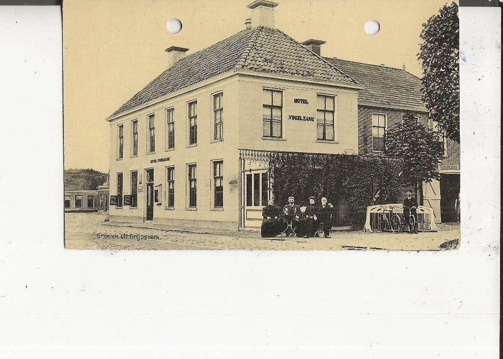 Grijpskerk Hotel Vogelzang J Vogelzang 13-5-1913, Ophalen of Verzenden, Voor 1920, Gelopen, Groningen