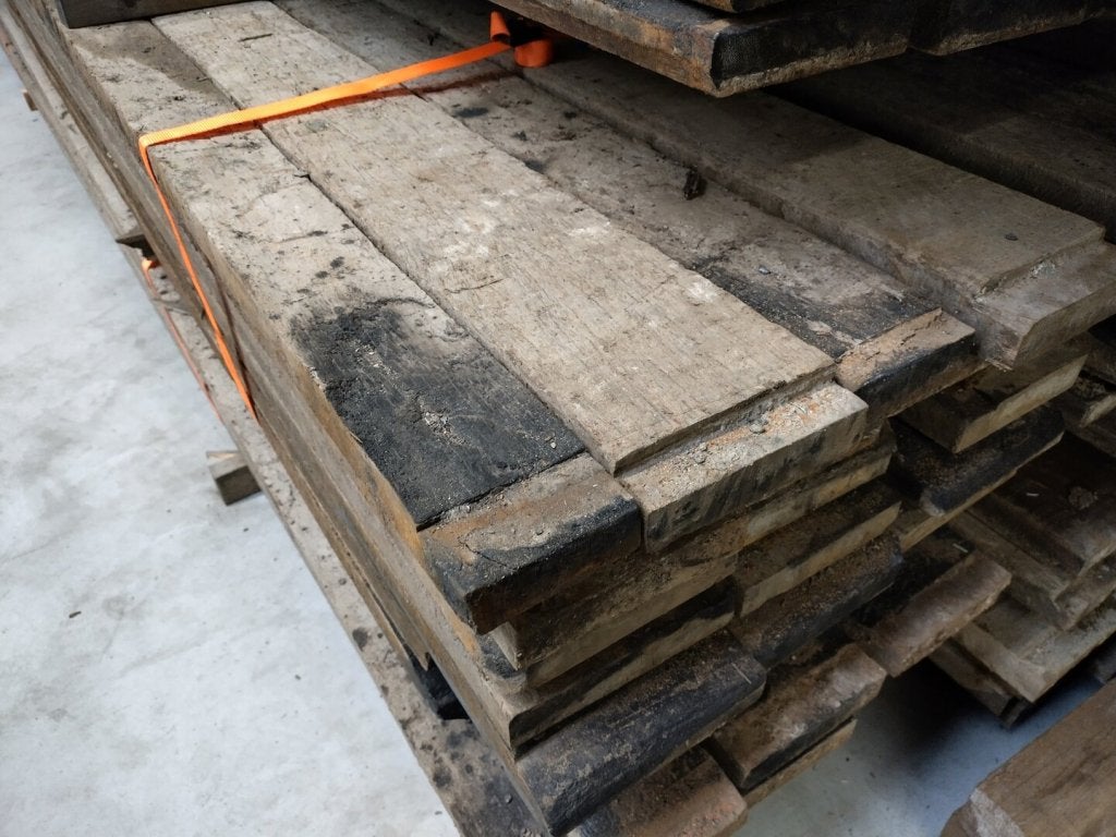 Azobé planken FSC Recycle  vlonder/terras planken, Gebruikt, Planken, Hardhout