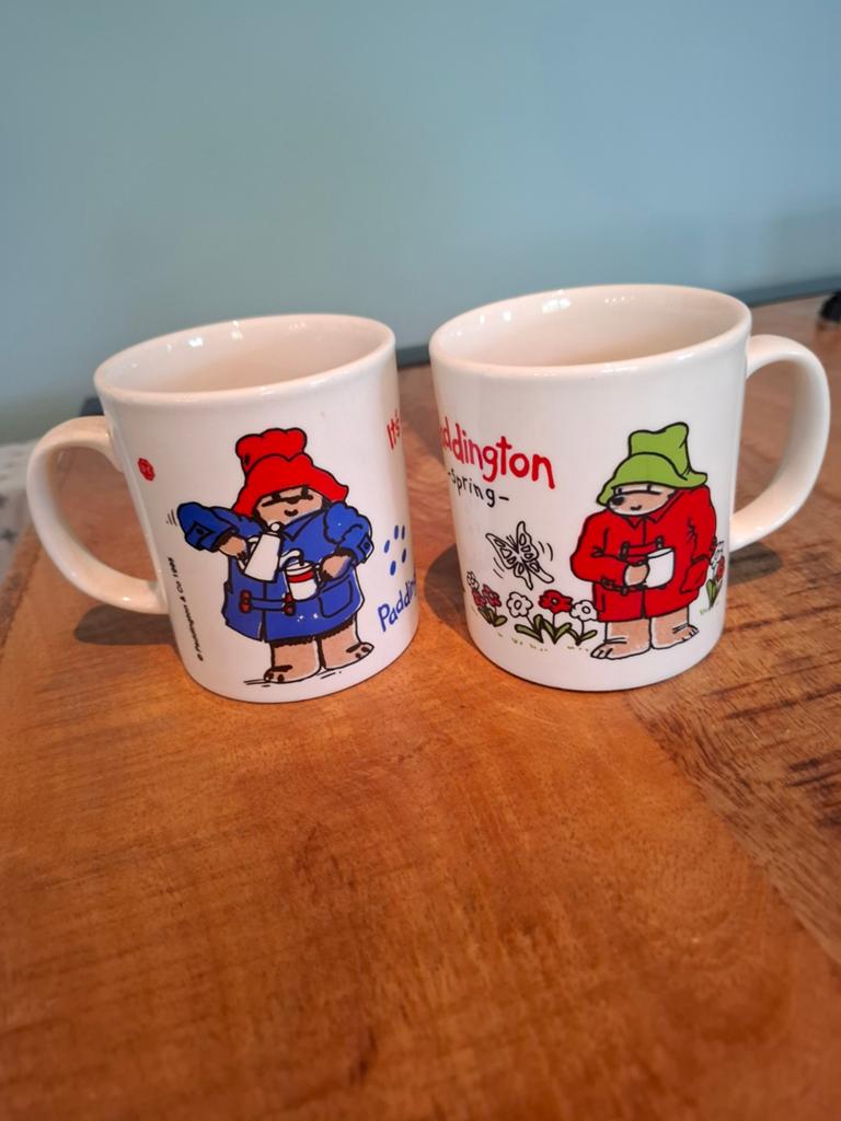 2 super leuke bekers van Bear Paddington, Huis en Inrichting, Keuken | Servies, Nieuw, Ophalen of Verzenden, Overige stijlen, Kop(pen) en/of Schotel(s)