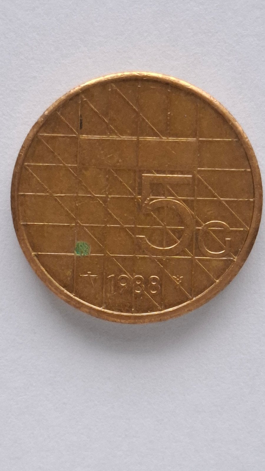 5 Gulden munt Koningin Beatrix 1988, Ophalen of Verzenden