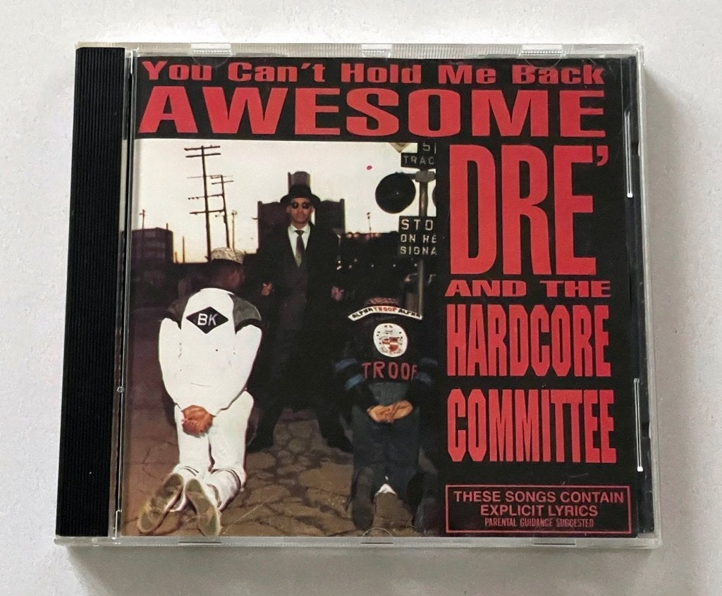 Awesome Dre - You Can't Hold Me Back (1989) USA import CD, Import, Ophalen of Verzenden, Zo goed als nieuw, Album