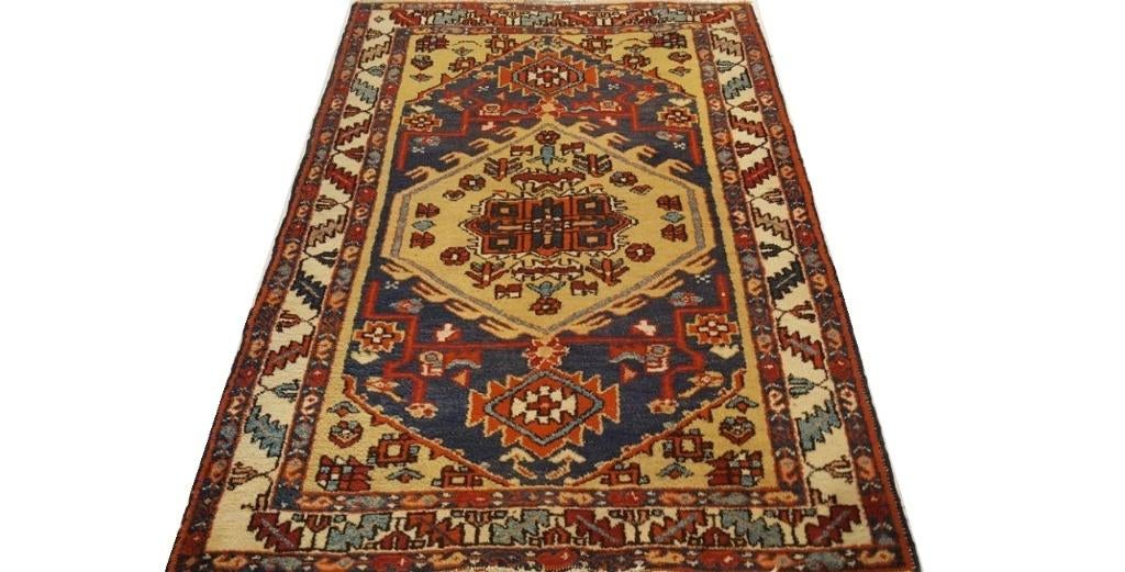 Vintage Hamadan Perzisch tapijten 155x109/Kleden/Kelim/Kilim, Ophalen of Verzenden