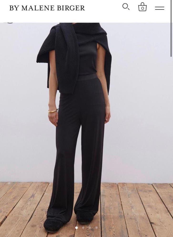 By Marlene Birger super fijne broek met elastiek M zwart, Kleding | Dames, Broeken en Pantalons, Nieuw, Maat 38/40 (M), Zwart