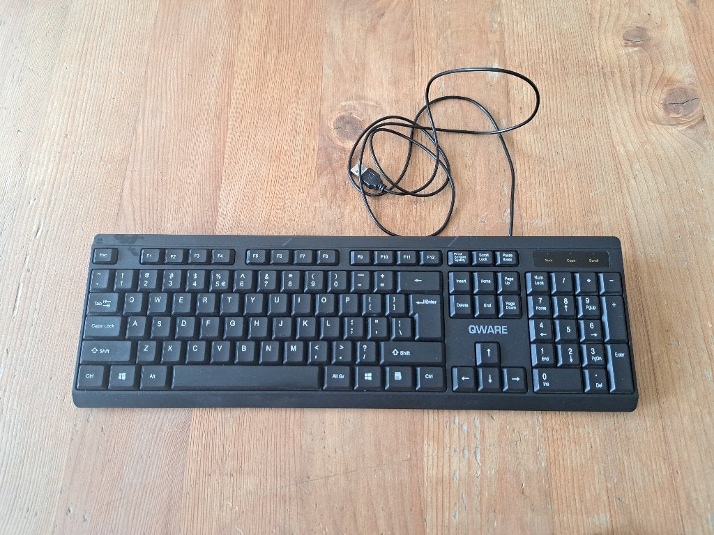 Toetsenbord Qware, Ophalen, Ergonomisch, Zo goed als nieuw, QWARE