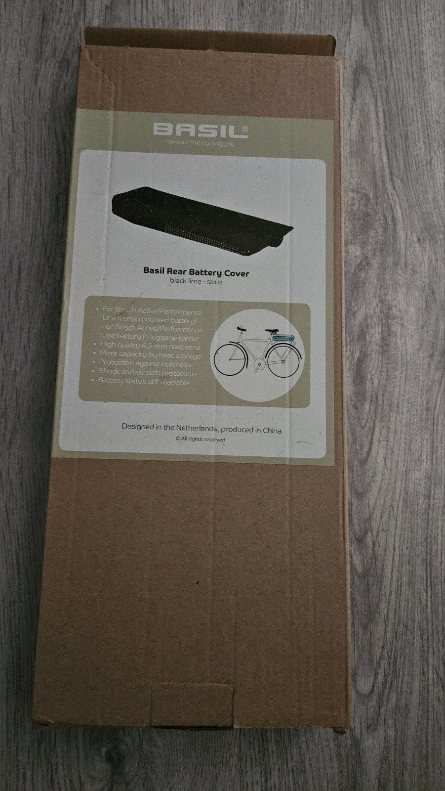 Basil Achter Accuhoes - Bescherming voor E-bike Accu Bosch, Nieuw