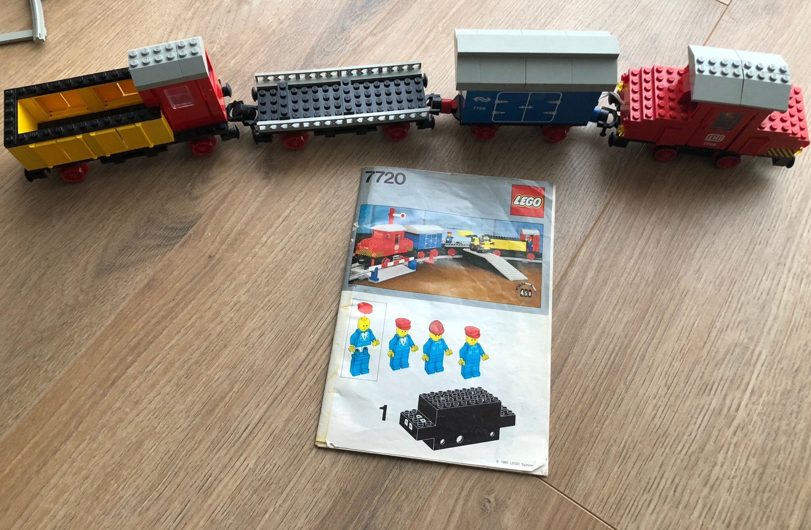 Retro Lego trein nr 7720, Overige thema's, Lego, Ophalen of Verzenden, Zo goed als nieuw