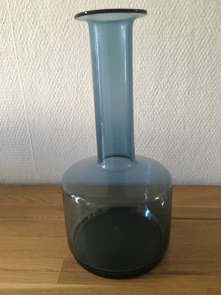 vaas Youniq top large blauw 42 cm nieuw, Ophalen of Verzenden, Nieuw, Blauw, Glas