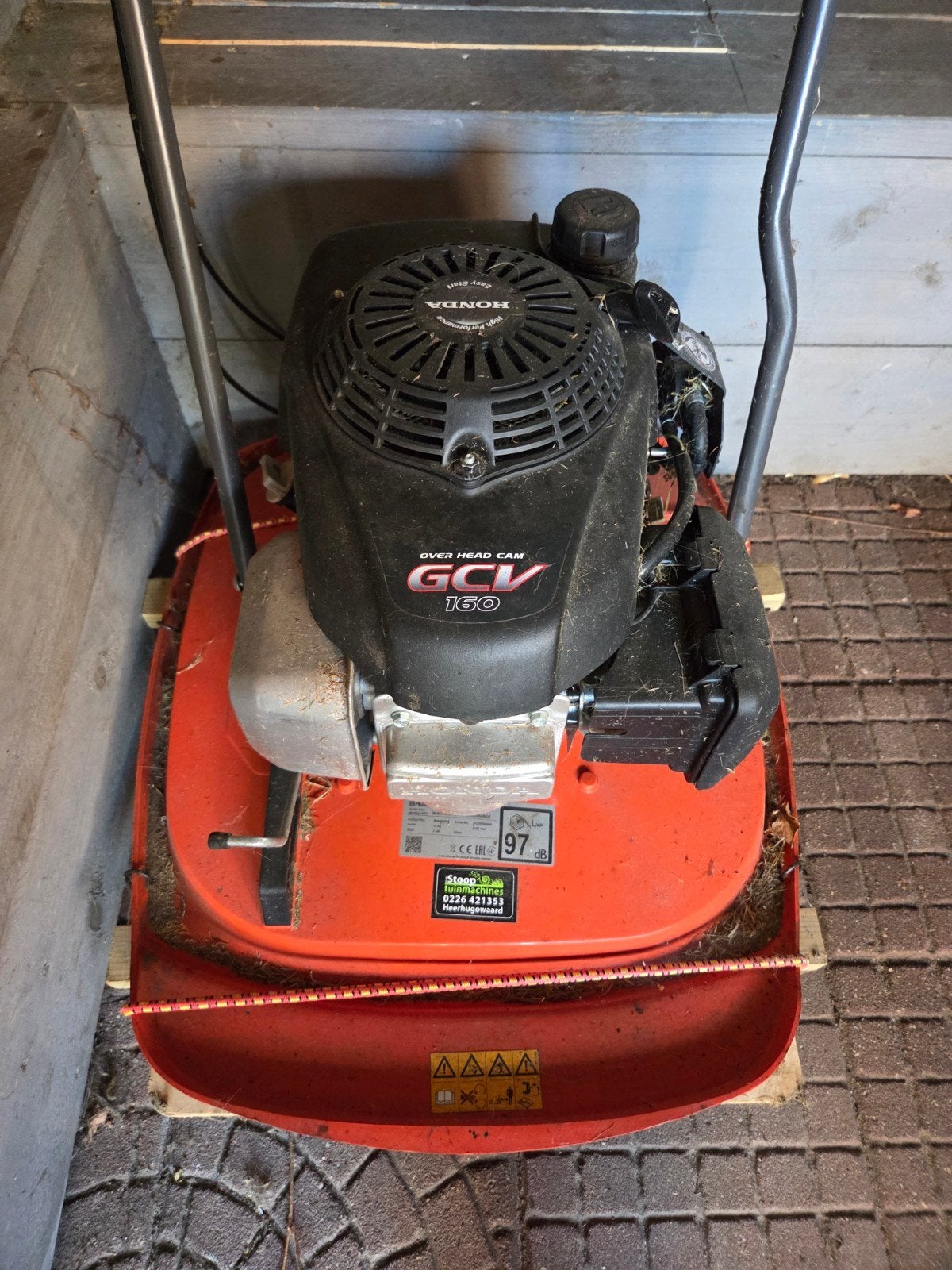 Honda GCV 160 Benzine ZWEEFMAAIER, Ophalen of Verzenden, Zo goed als nieuw, Benzine-grasmaaier, Honda