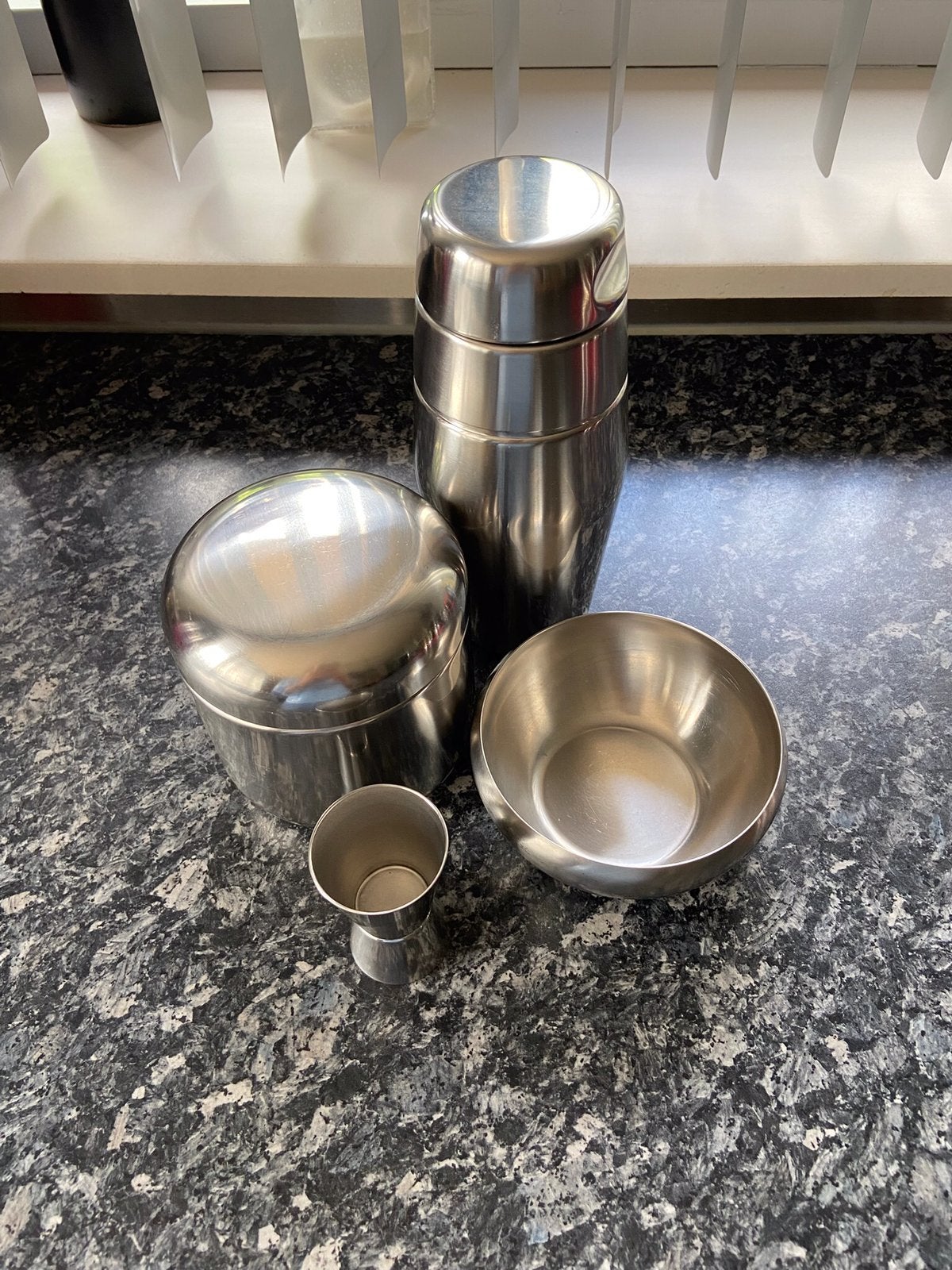 Alessi cocktailset, Ophalen of Verzenden, Overige typen, Gebruikt, Metaal