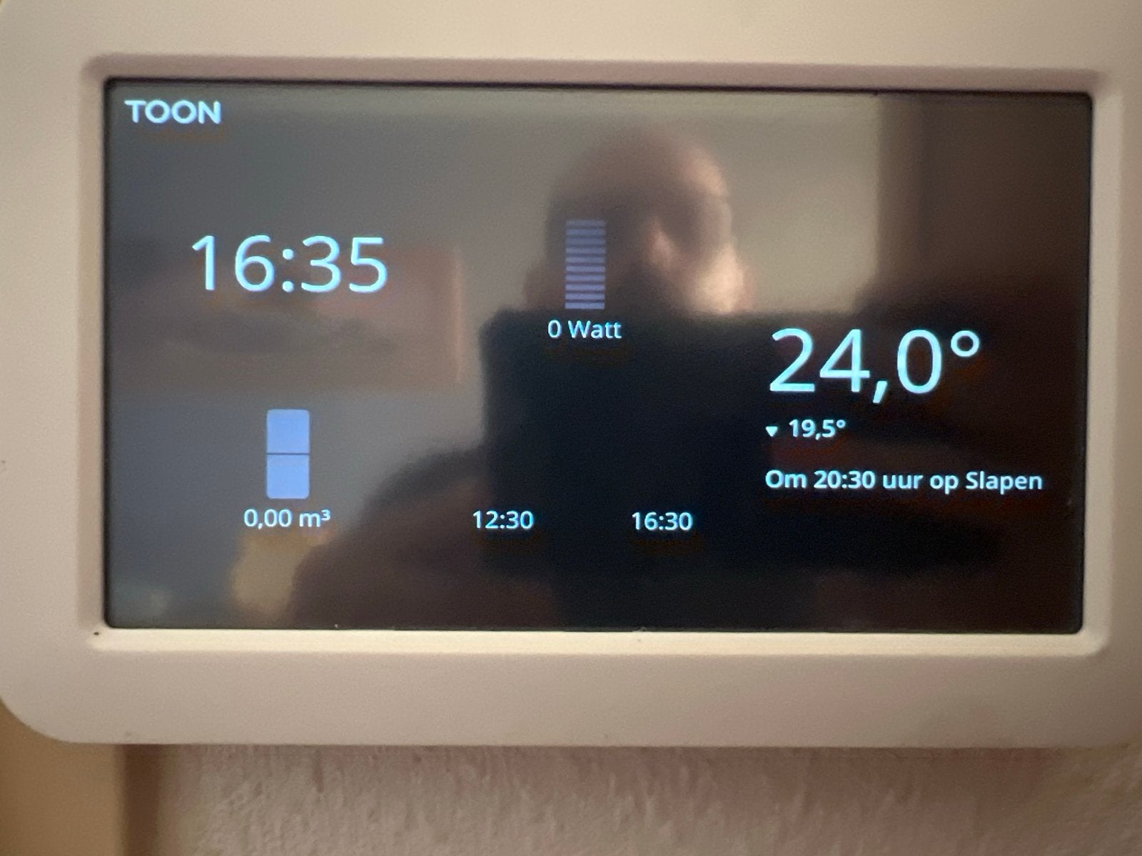 Toon thermostaat (rooted) - Slimme energiebeheer, Ophalen of Verzenden, Slimme thermostaat, Gebruikt