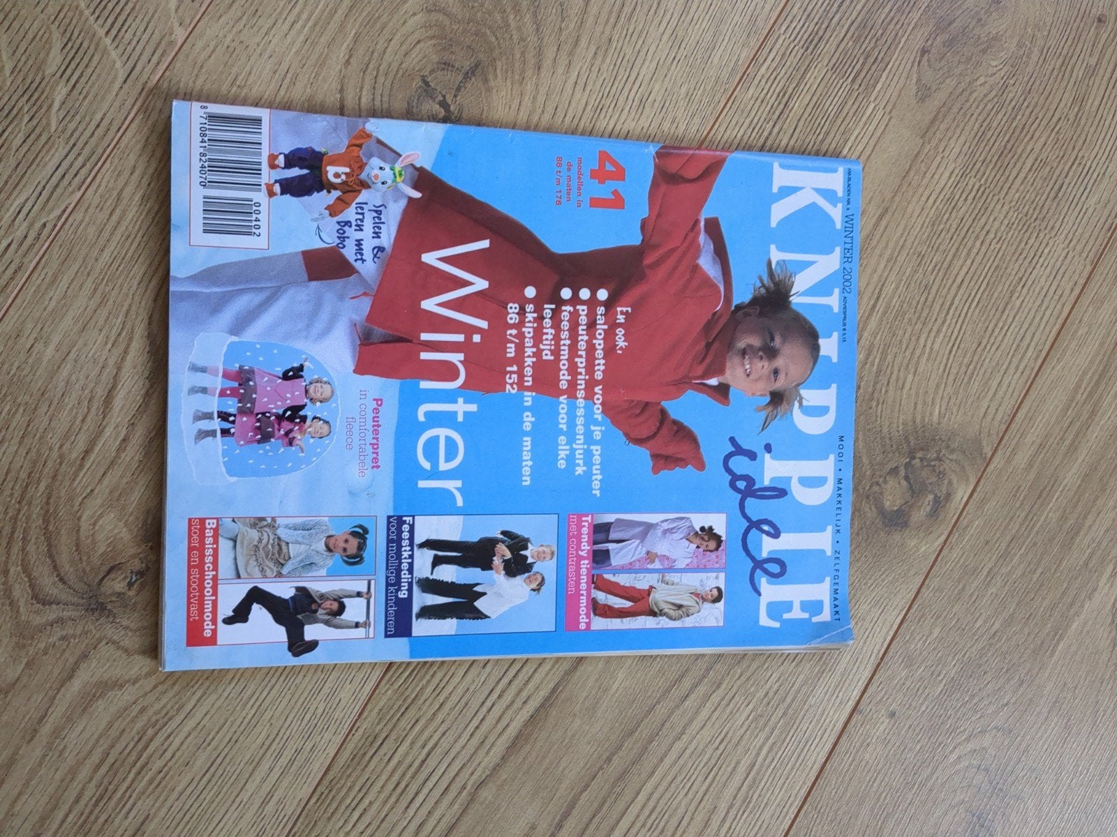 Knipmode Ideale Winter 2002 - Kinderkleding patronen, Boeken, Ophalen of Verzenden, Gelezen, Overige typen