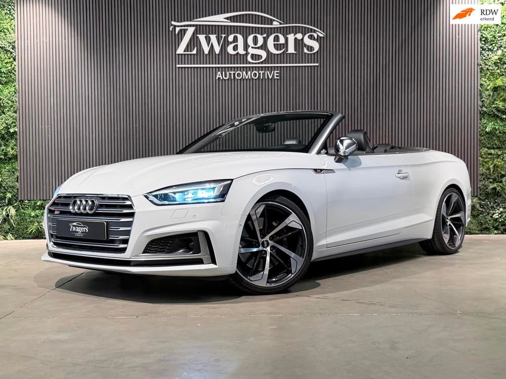 Audi A5 Cabriolet 3.0 TFSI S5 Quattro | Massage | RS zetels, Auto's, Automaat, Gebruikt, 2995 cc, 4 stoelen