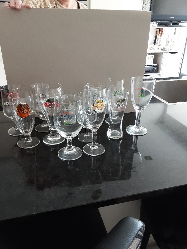 Diverse Merk bierglazen, Verzamelen, Ophalen, Zo goed als nieuw, Glas of Glazen, Overige merken