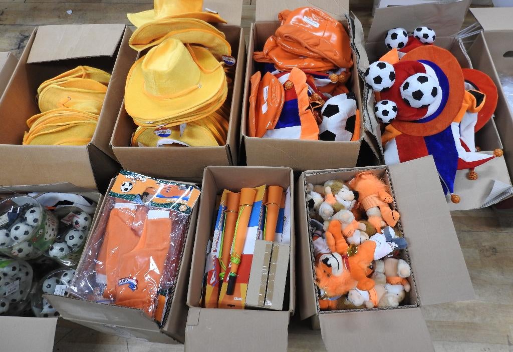 partij oranje spullen, Ophalen, Nieuw, Feestartikel, Oranje of Koningsdag