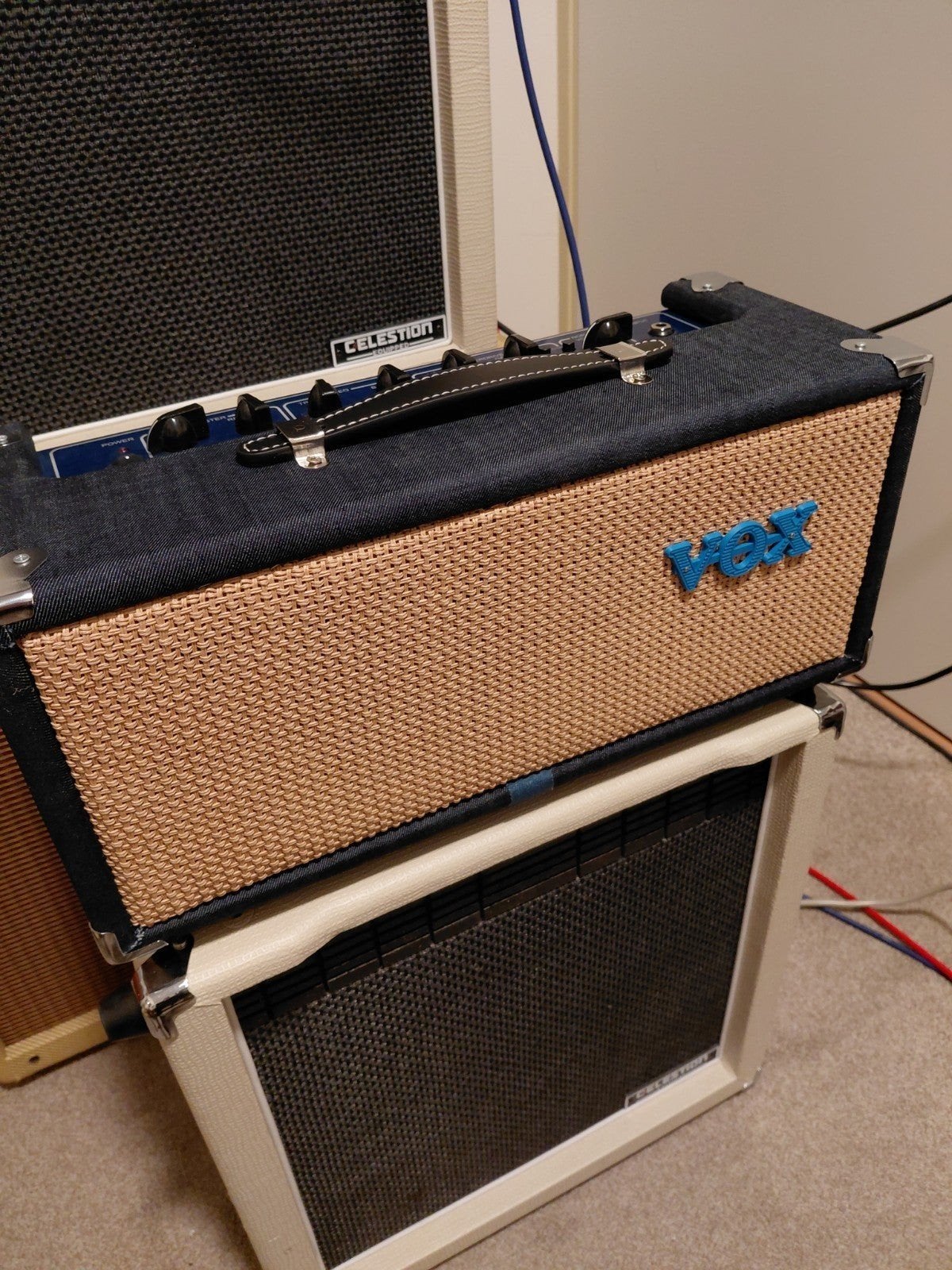 Vox AC15VR top + cab, Ophalen, Gebruikt, Minder dan 50 watt