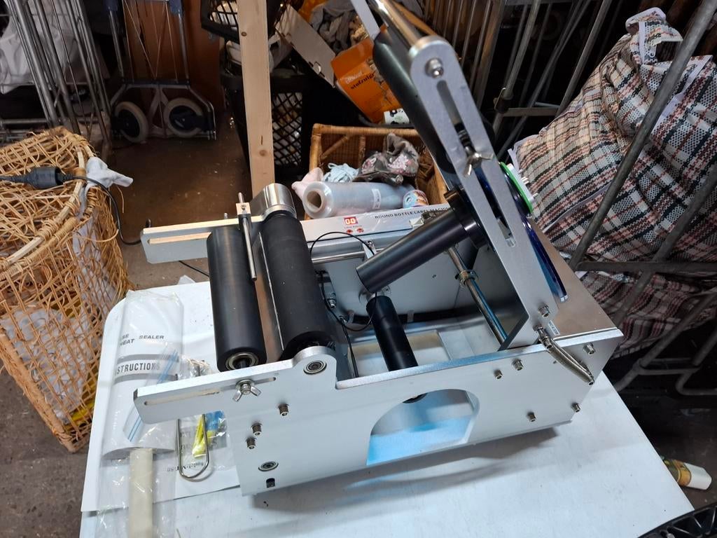 Ronde flessen etiketteermachine, Ophalen, Etikettemachine, Machine, Etiketten