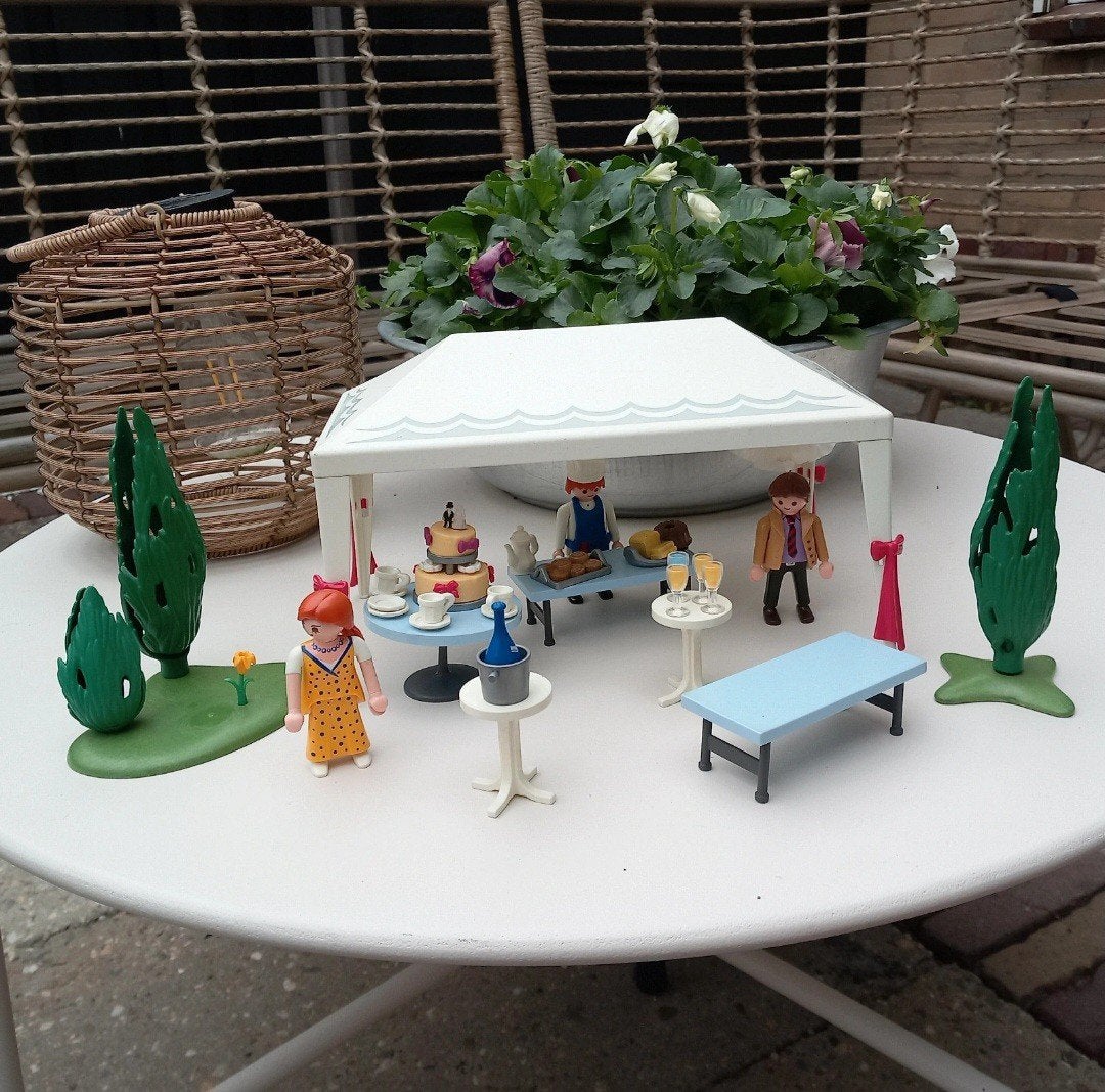 Playmobil feesttent nr. 4308, Ophalen of Verzenden, Zo goed als nieuw