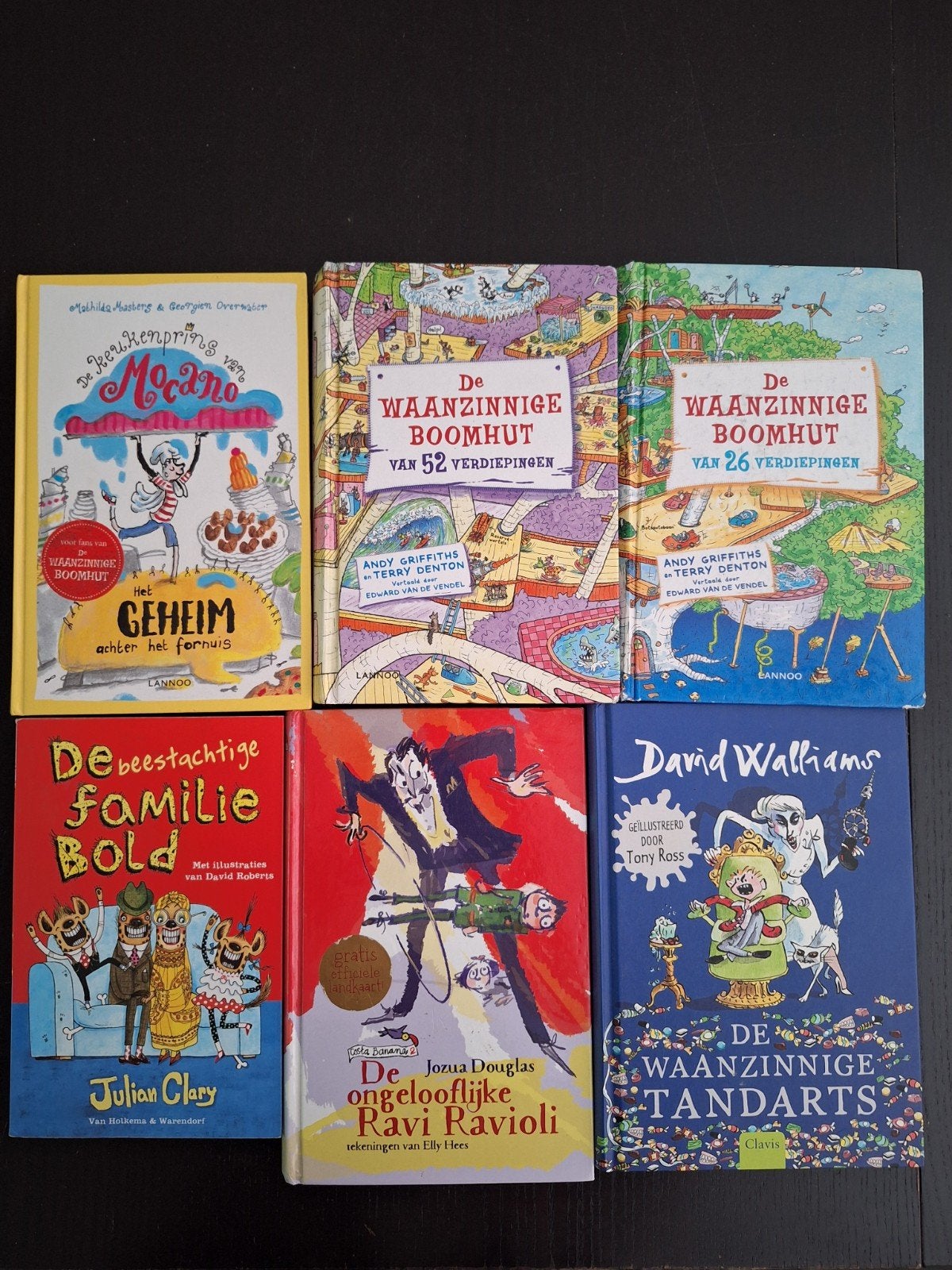 Kinderboeken Pakket, 6: De Waanzinnige Boomhut/ Tandarts, Ophalen of Verzenden, Gelezen