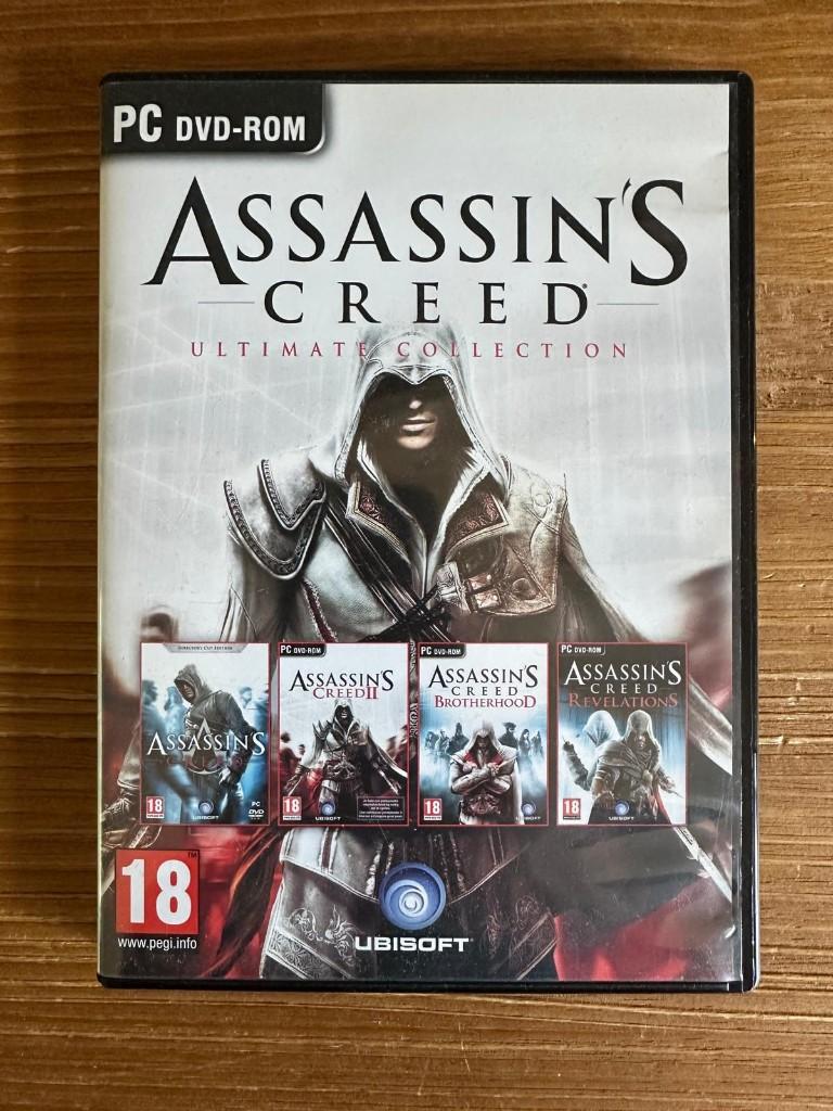 Assassin’s creed ultimate collection INCOMPLEET, Spelcomputers en Games, Games | Pc, Zo goed als nieuw, Avontuur en Actie, 1 speler