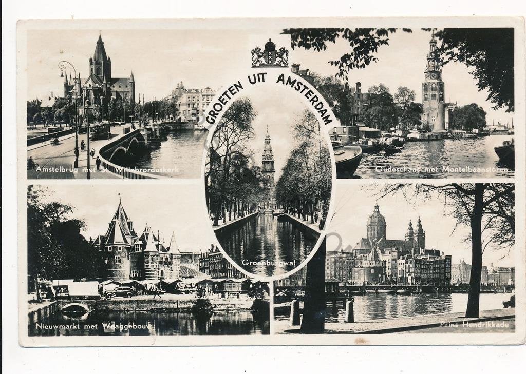 Amsterdam [003-6002, Verzamelen, Ophalen of Verzenden, 1960 tot 1980, Gelopen, Noord-Holland