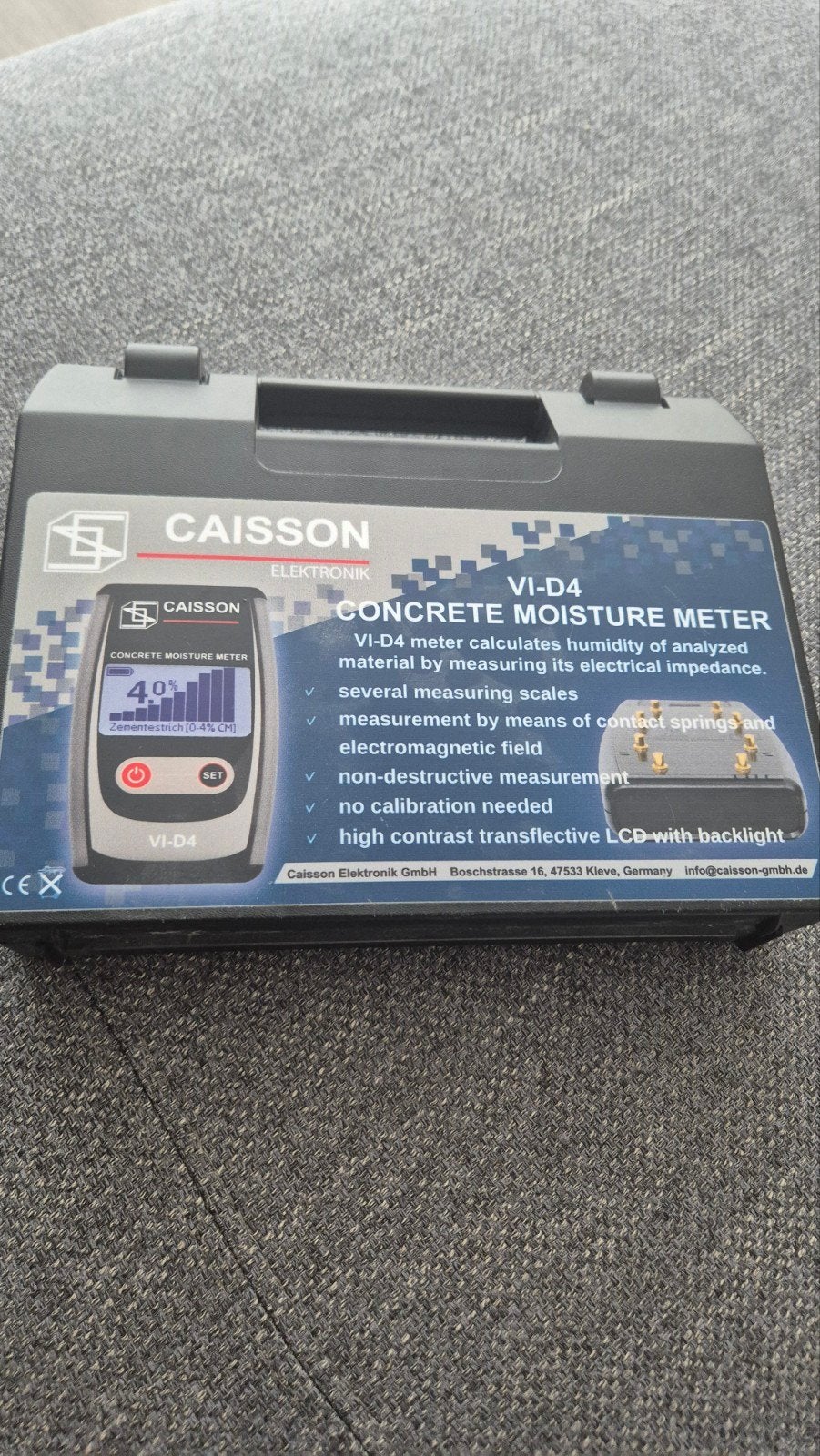 Caisson VI-D4 Vochtmeter in nieuwstaat, Ophalen, Zo goed als nieuw, Vocht of Vloeistof