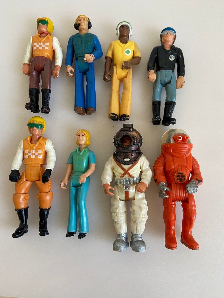 Vintage Fisher Price The Adventure People Figuur Pop 9 cm, Ophalen of Verzenden, Gebruikt, Overige typen