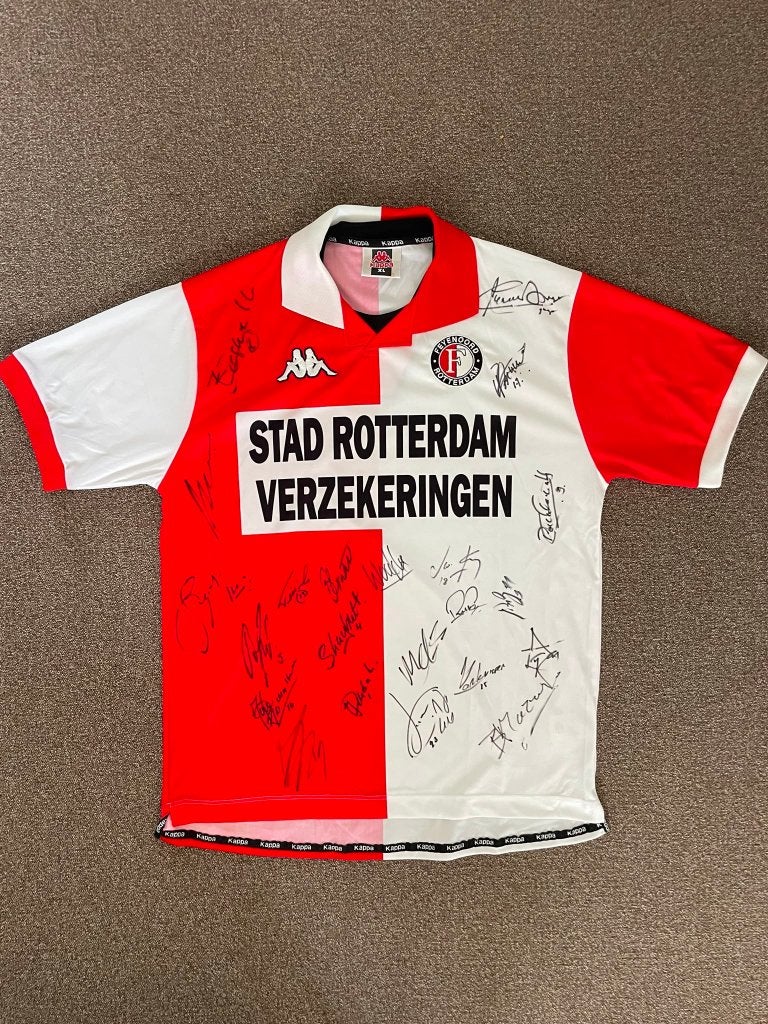 Feyenoord 2000/2001 Voetbalshirt (Gesigneerd), Verzamelen, Sportartikelen en Voetbal, Ophalen of Verzenden, Zo goed als nieuw