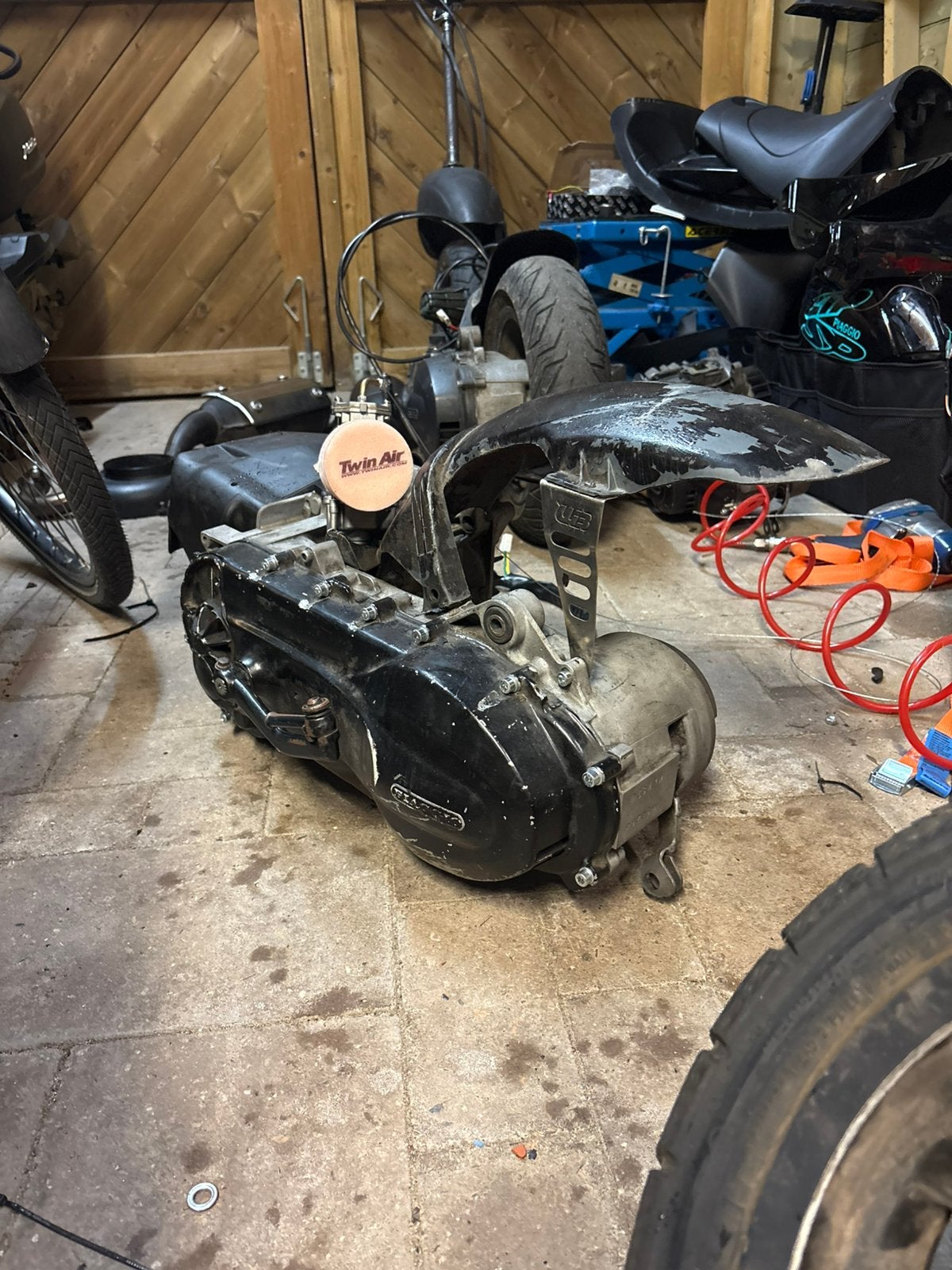 Skr 125cc 2t blok komt plug en play sm06, Ophalen of Verzenden, Zo goed als nieuw, Tweetakt, Piaggio