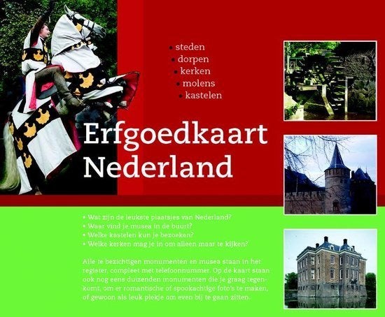 Erfgoedkaart Nederland, Ophalen of Verzenden, Nieuw