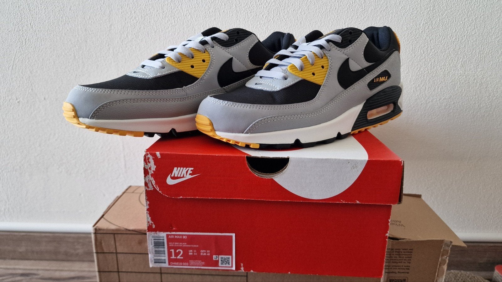 5x paar originele Nike Air Max 90 maat 46 US 12 NIEUW BATMAN, Ophalen, Overige kleuren, Sneakers of Gympen, Nieuw