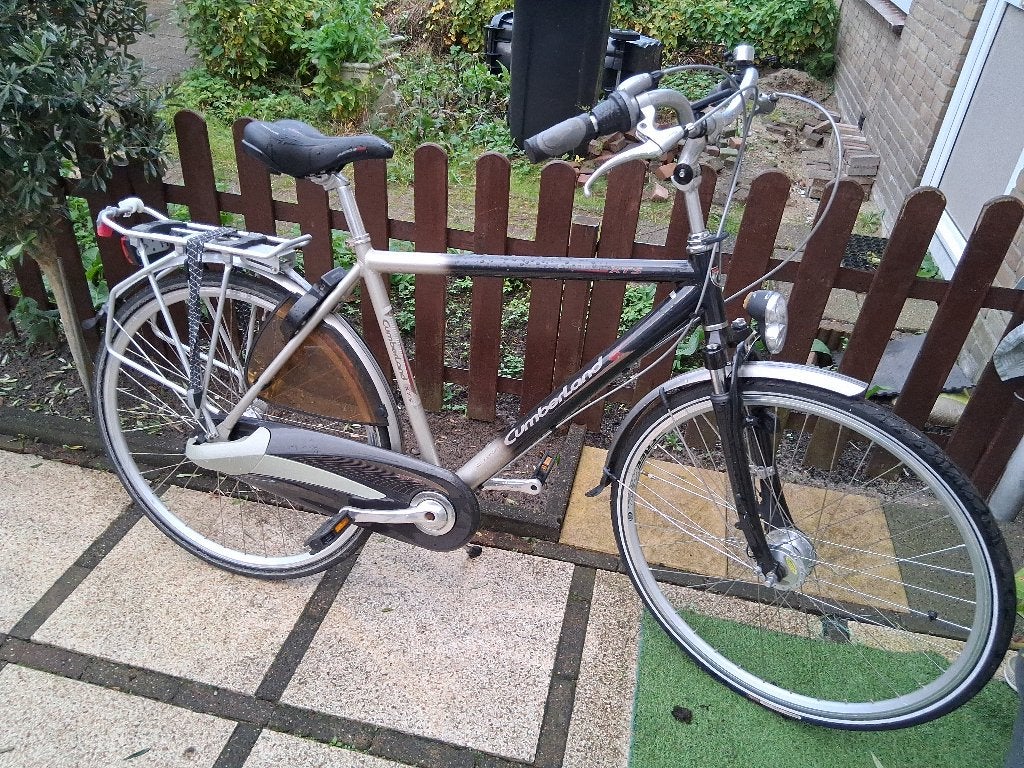 Herenfiets Cumberland, Gebruikt, Velgrem, Versnellingen, 53 tot 57 cm