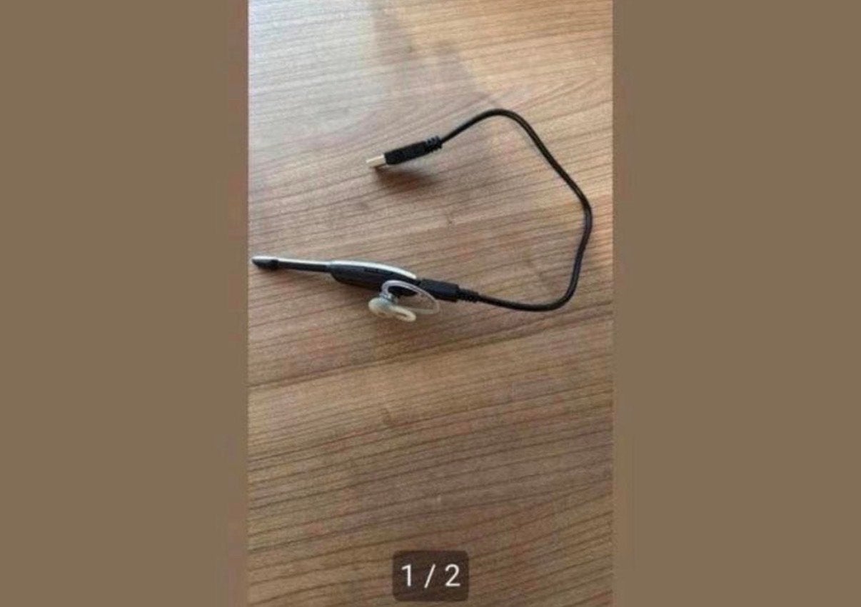 Handige Bluetooth Headset voor Handsfree Bellen, Telecommunicatie, Carkits, Ophalen of Verzenden, Gebruikt, Universeel