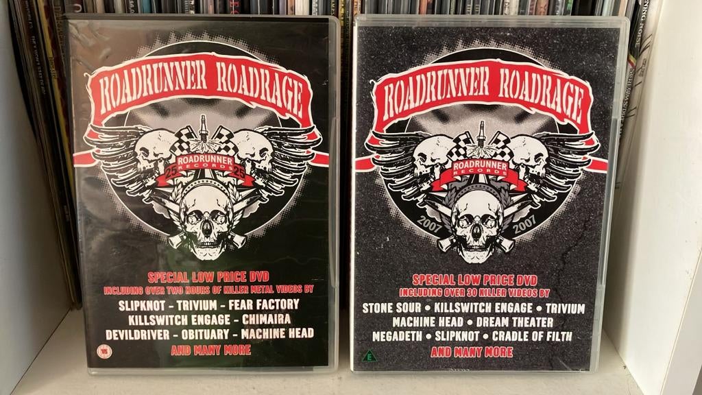 3 Roadrunner Roadrage dvd's, Cd's en Dvd's, Ophalen of Verzenden, Zo goed als nieuw, Alternative
