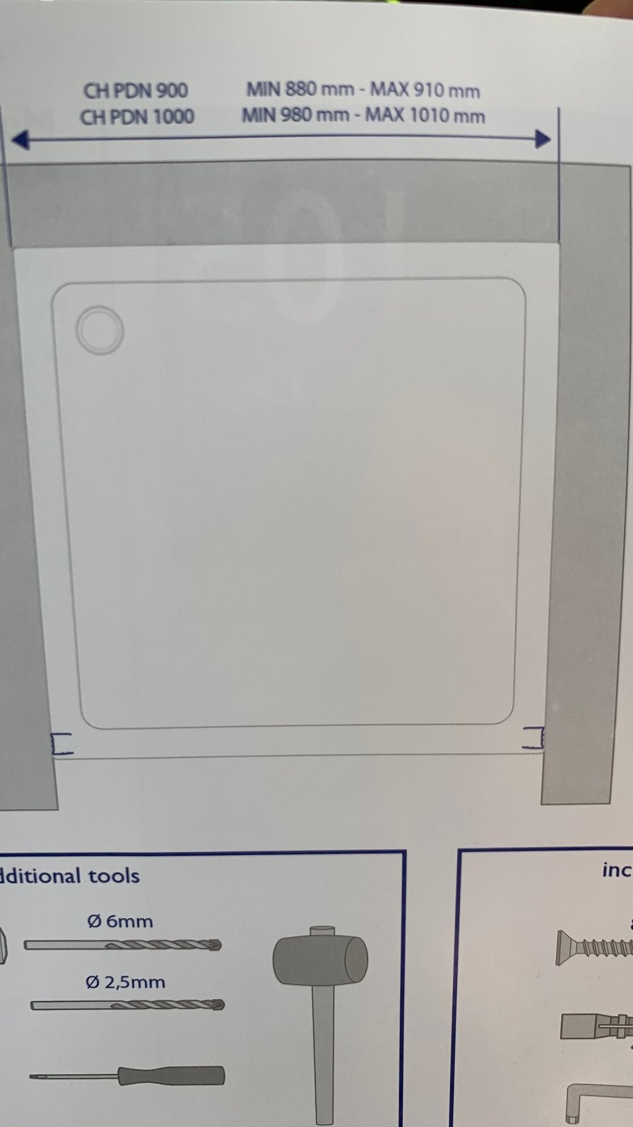 Douchedeuren, Ophalen, Nieuw, Glas, Douche