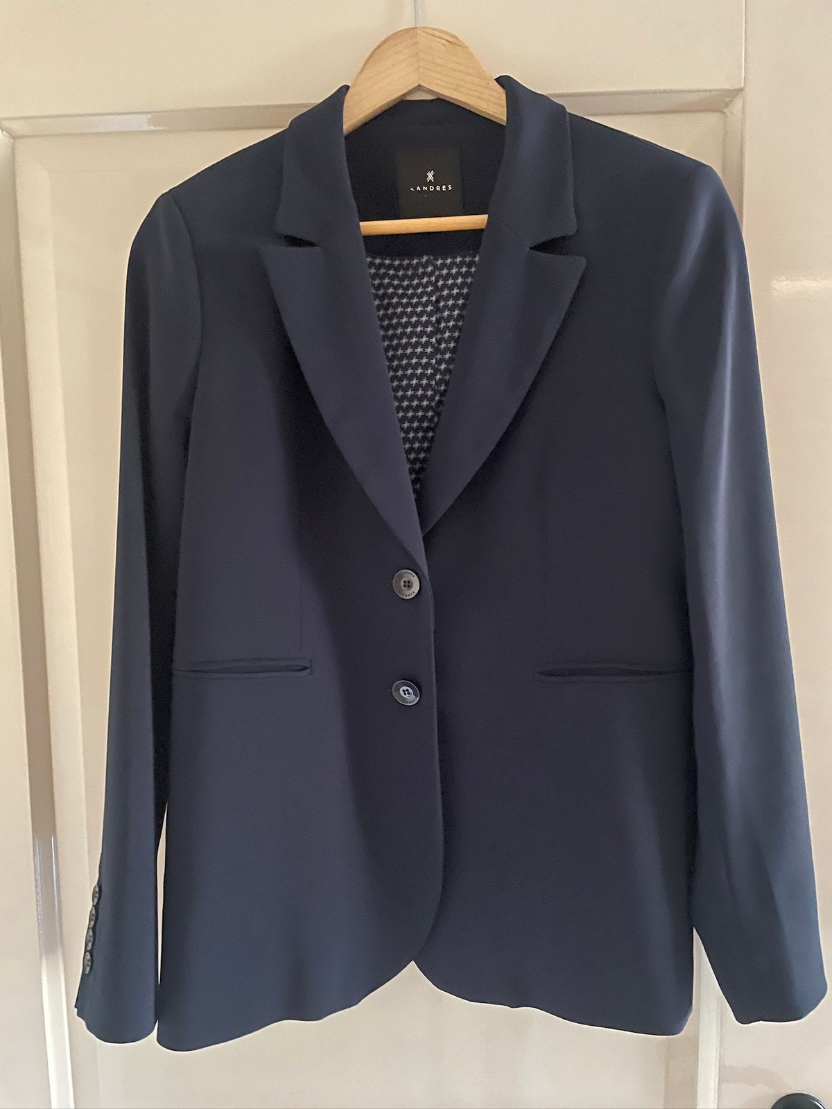 Xandres dames blazer / colbert mt 40, Ophalen of Verzenden, Zo goed als nieuw, Maat 38/40 (M), Blauw