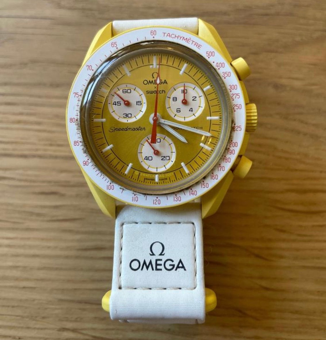 Swatch x Omega Mission to the Sun, Overige materialen, Polshorloge, Ophalen of Verzenden, Zo goed als nieuw