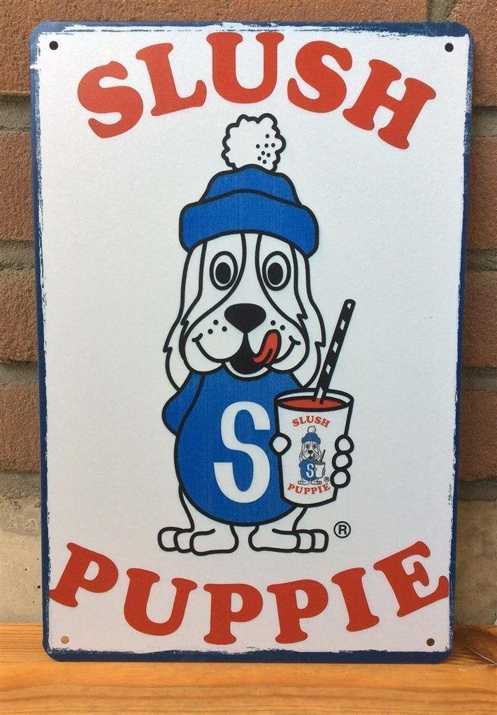 SLUSH PUPPIE retro Metalen Reclamebord BAR MANCAVE, Verzenden, Nieuw
