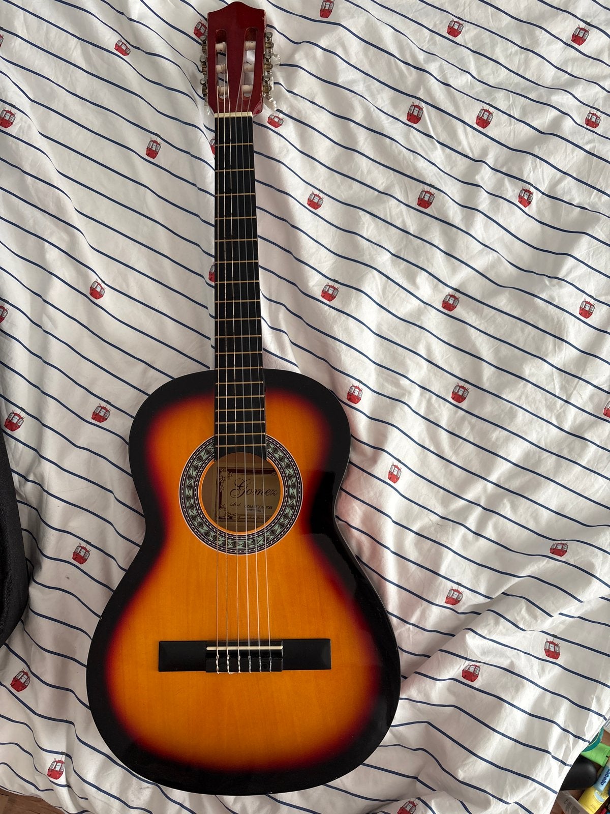 Gomez Klassieke Gitaar 93cm - Ideaal voor beginners, Ophalen, Gebruikt, Klassieke of Spaanse gitaar, Met koffer