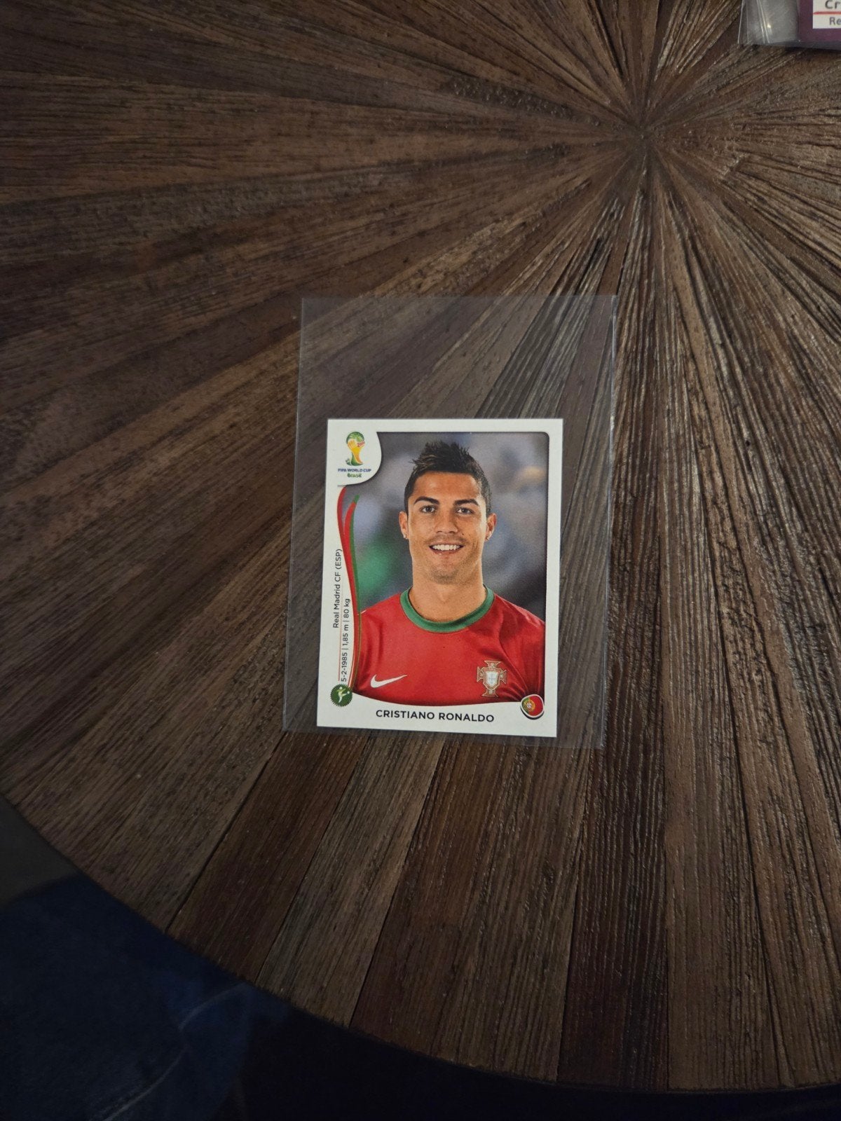 Panini cristiano ronaldo 2014, Ophalen of Verzenden, Zo goed als nieuw, Buitenlandse clubs, Poster, Plaatje of Sticker