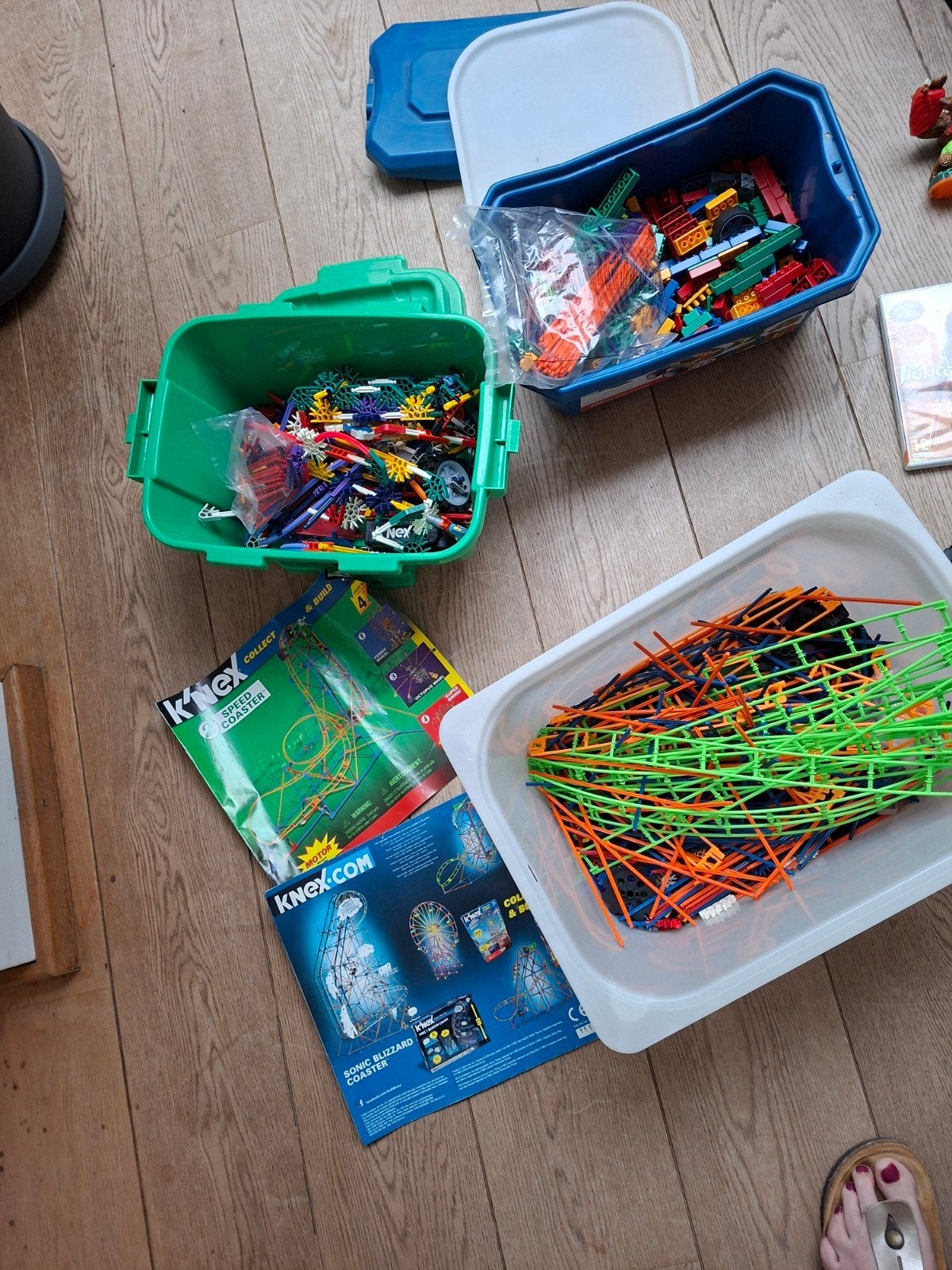 Grote partij K'nex bouwsets met handleidingen, Ophalen of Verzenden