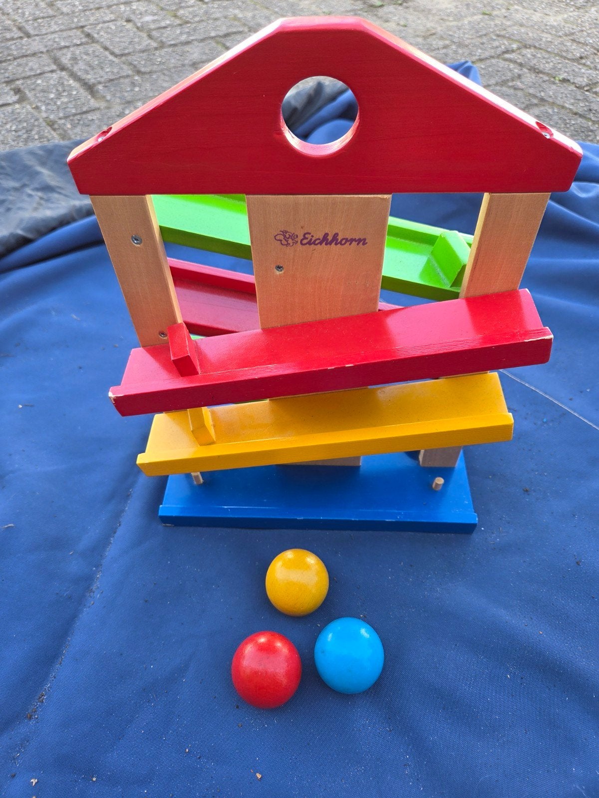 Houten baby knikkerbaan van Eichhorn, Ophalen of Verzenden