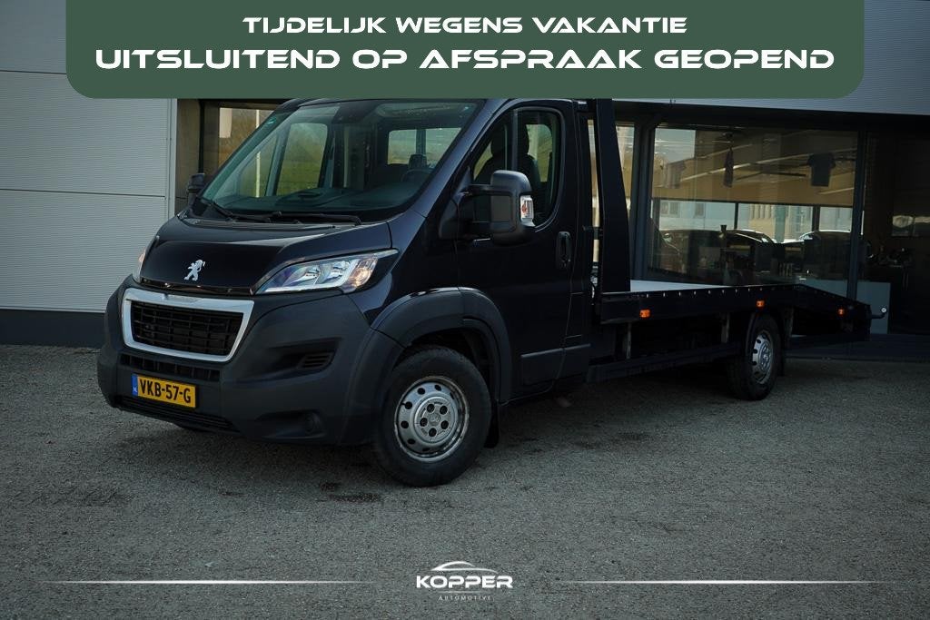 Peugeot Boxer 335 2.2 BlueHDi 165 L3H2 Pro / Oprijwagen / Au, Stof, Gebruikt, Euro 6, 4 cilinders
