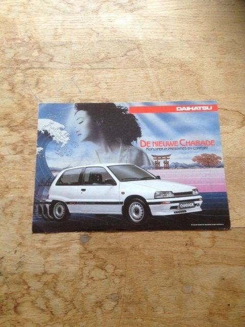 Daihatsu Charade brochure - De Nieuwe Charade, Ophalen of Verzenden, Overige merken, Daihatsu, Zo goed als nieuw