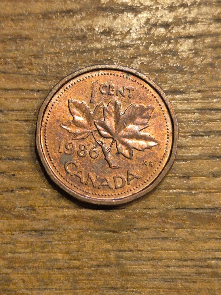 Canada - 1 Cent 1986, Ophalen of Verzenden, Noord-Amerika