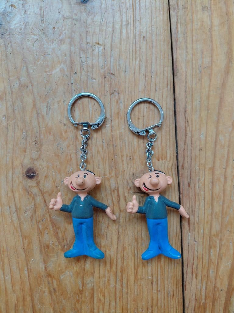 Sleutelhangers Nilesk Mannetje jongetje vintage, Ophalen of Verzenden