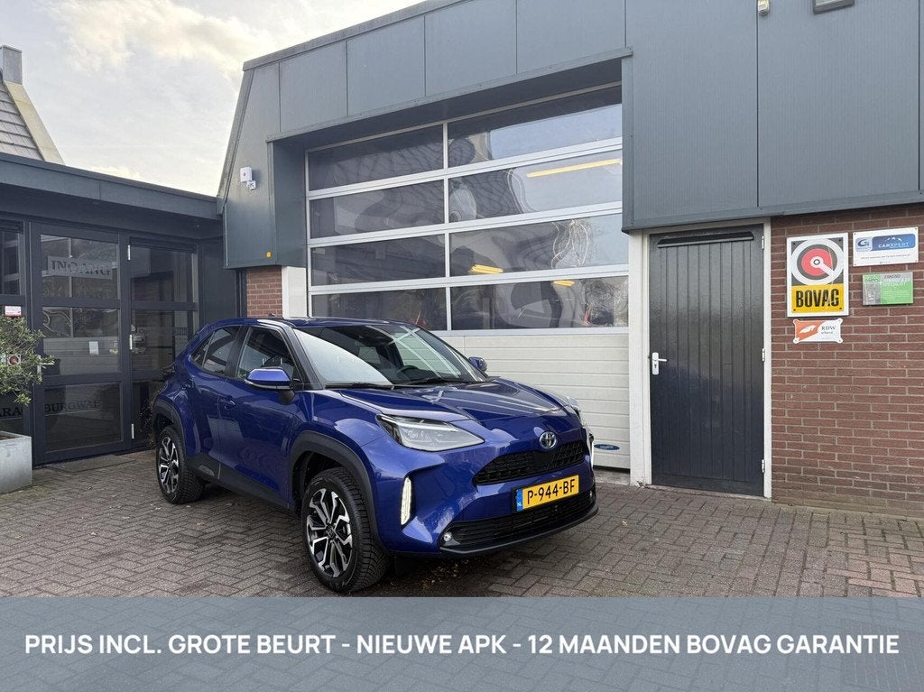 Toyota Yaris Cross 1.5 Hybrid First Edition *ALL-IN PRIJS*, 12 maanden, Stof, Gebruikt, Blauw