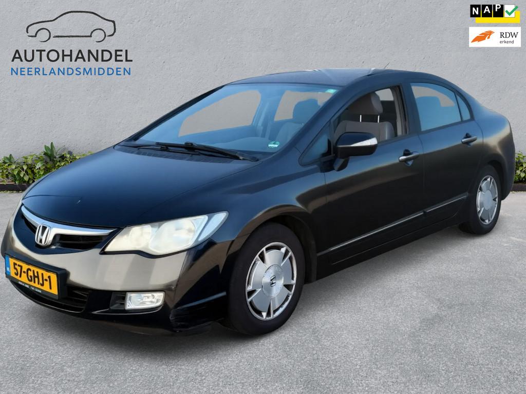 Honda Civic 1.3 Hybrid airco parkeersensoren stoelverwarming, Auto's, Honda, Gebruikt, Origineel Nederlands, Bedrijf, Hybride Elektrisch/Benzine