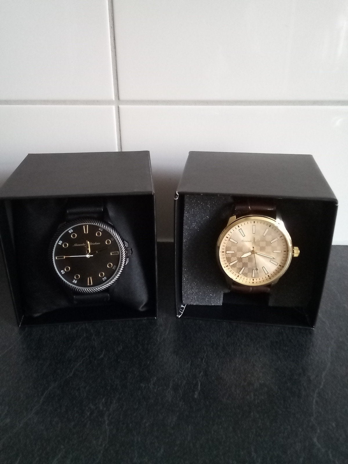 te koop nieuwe heren horloges, Overige merken, Leer, Polshorloge, Nieuw